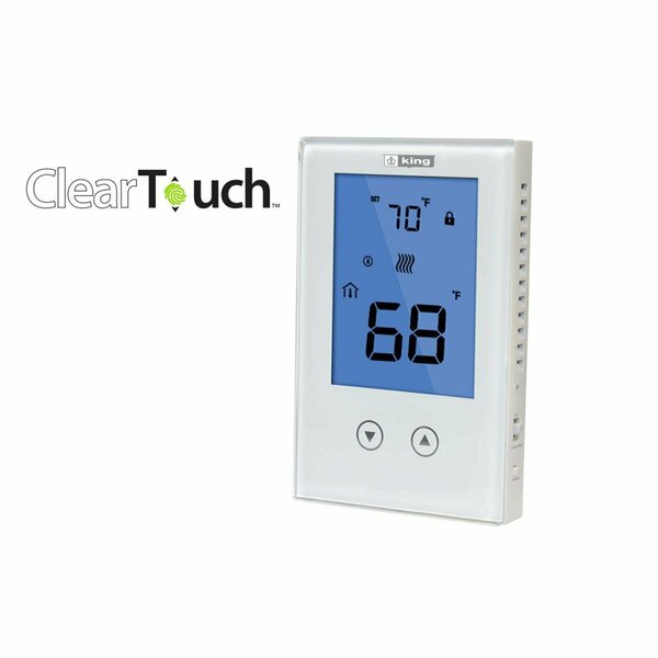 King Electric 120, 208 & 240V Double Pole Non-Programmable Line Voltage Thermostats - 15A KI316311